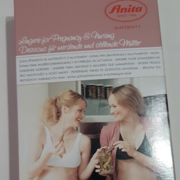 Anita Nursing Bra 5051 Size 36F White Soft Cup No Wire High Cotton Cont… - Picture 3 of 3